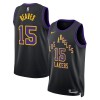 Män Los Angeles Lakers Tröja Austin Reaves Nike 2025-26 City Edition Svart Swingman